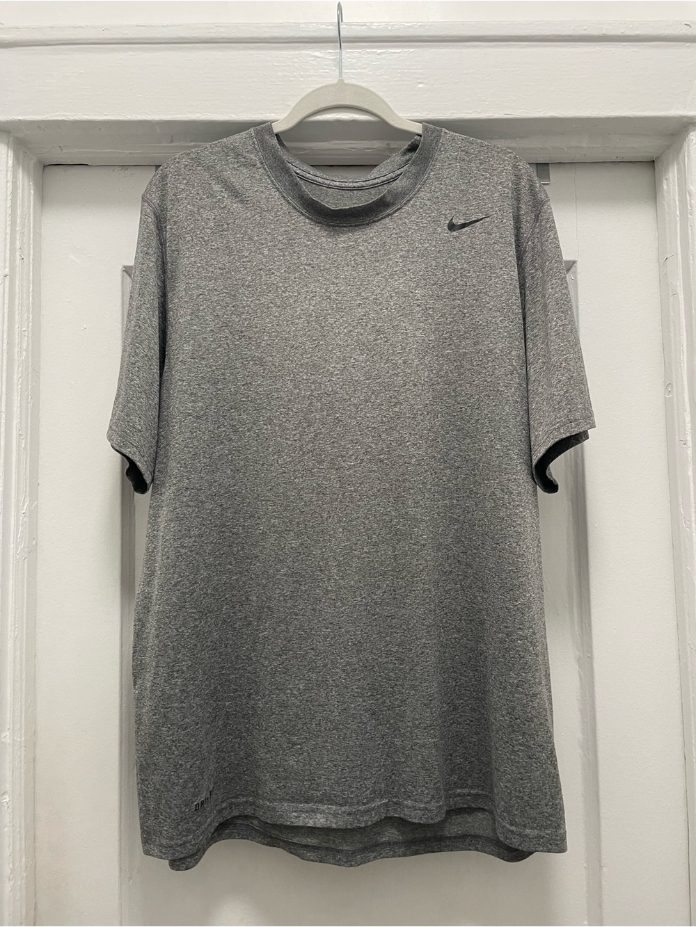 Nike Dri Fit Tee - Heather Grey. XL